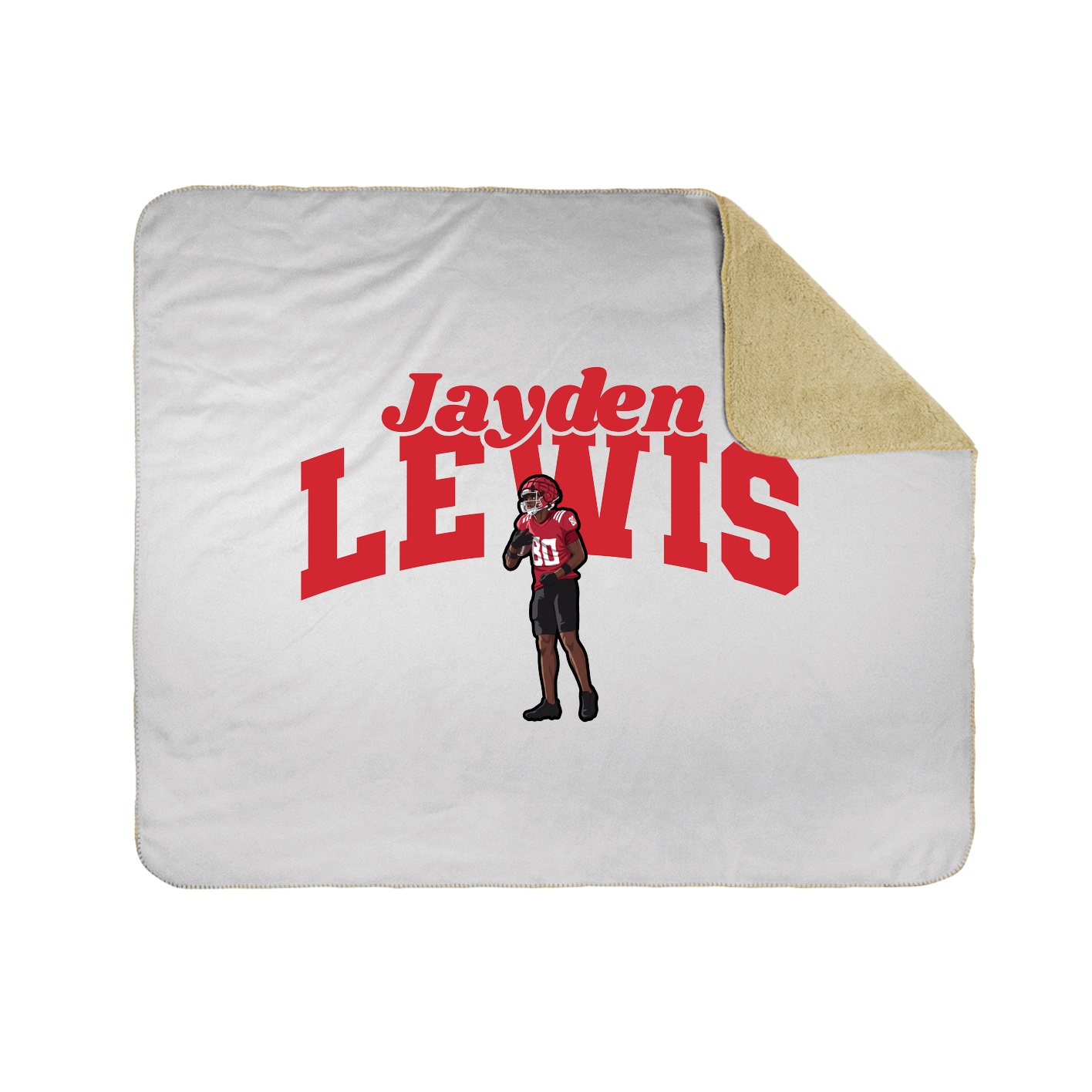 Throw Blanket — Signature Arch in White