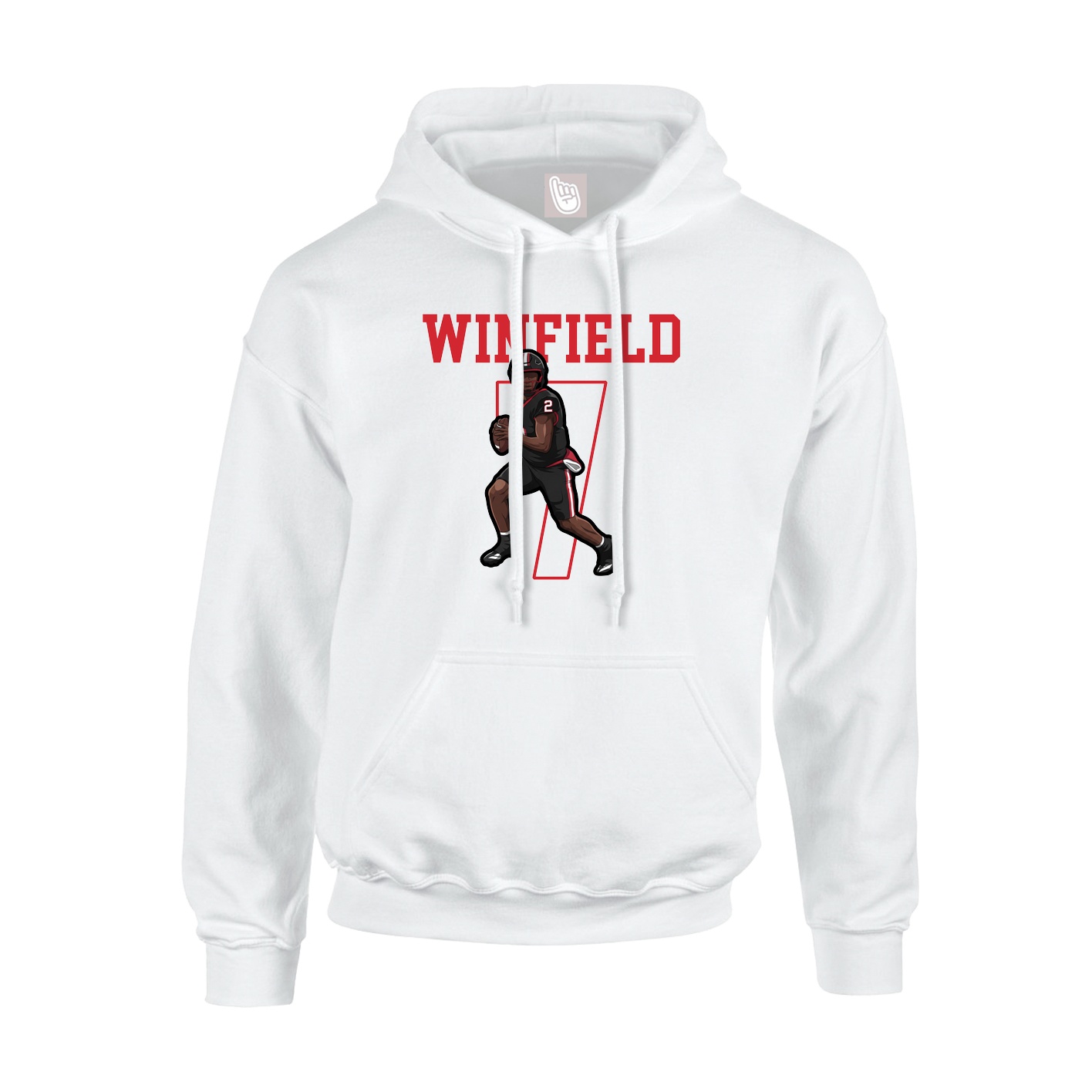 Youth Hoodie — Shirsey in White