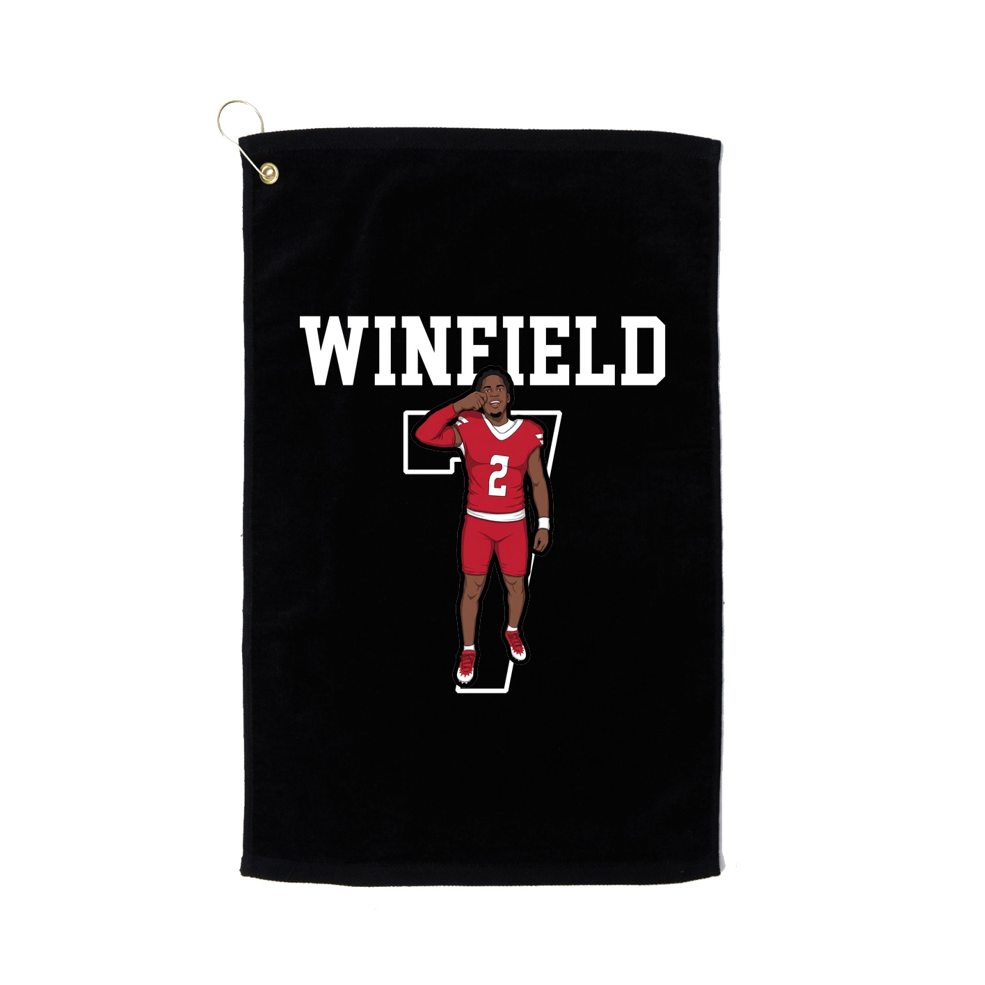 Golf Towel — Shirsey in Black