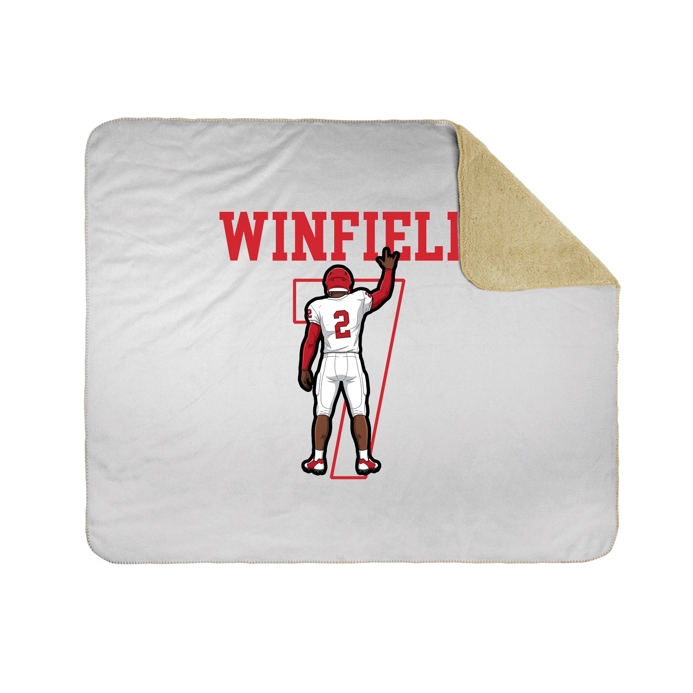 Throw Blanket — Shirsey in White