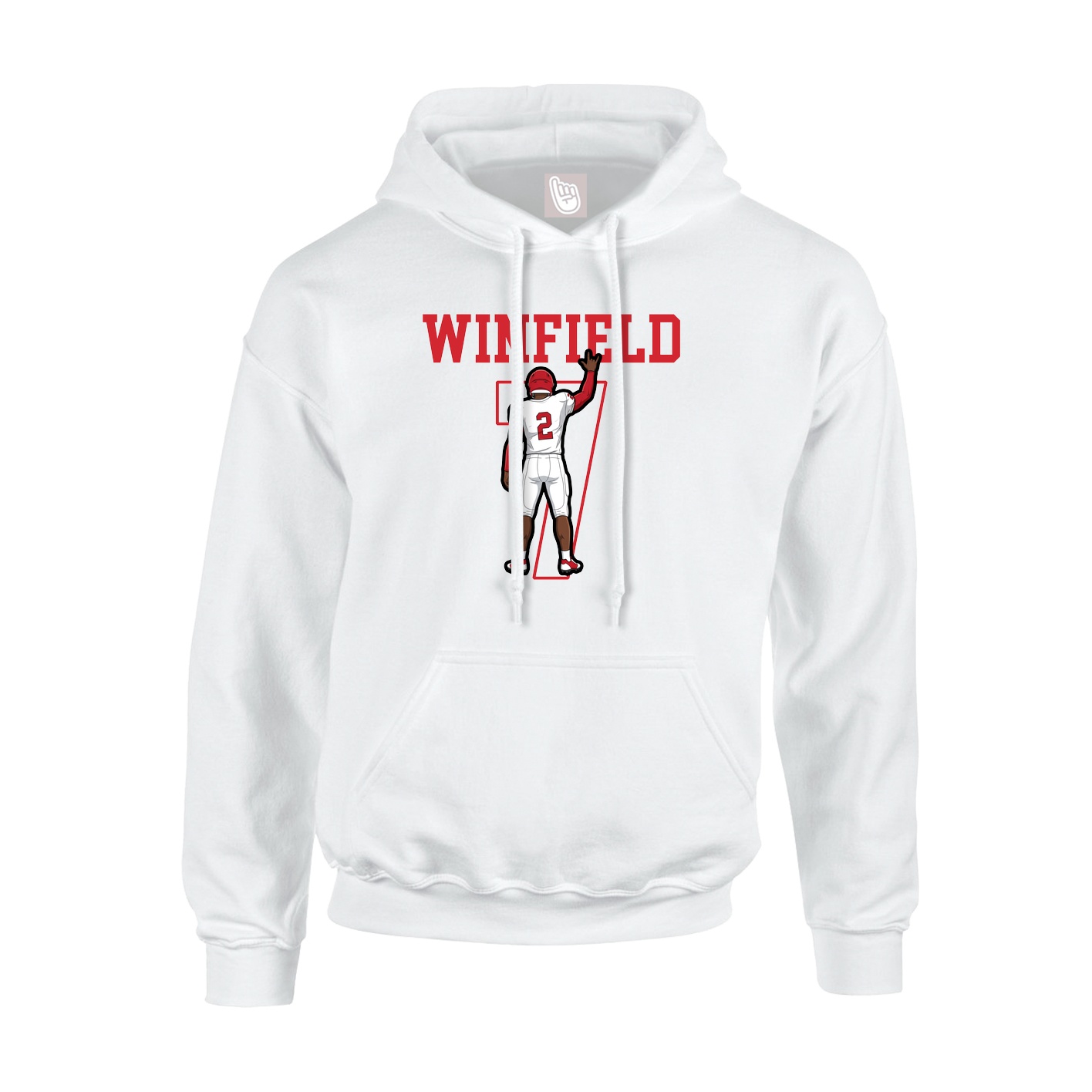 Hoodie — Shirsey in White