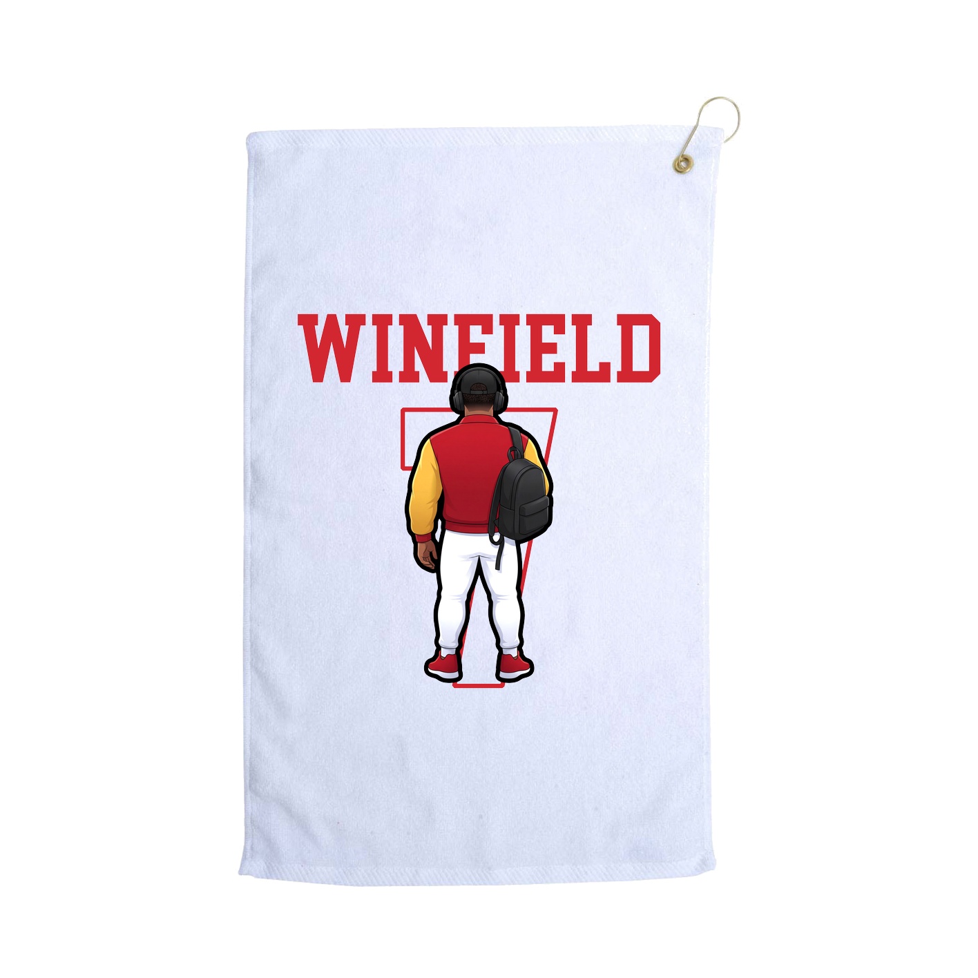 Golf Towel — Shirsey in White