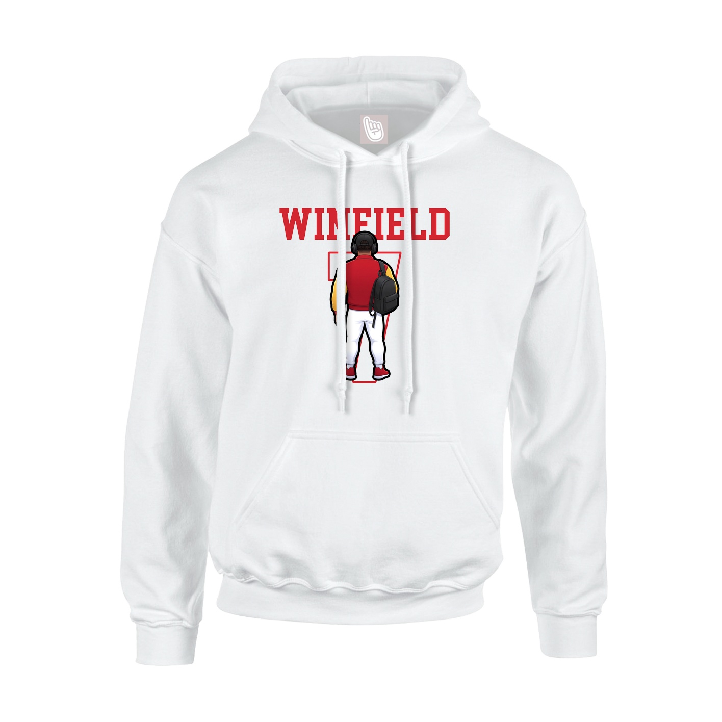Hoodie — Shirsey in White