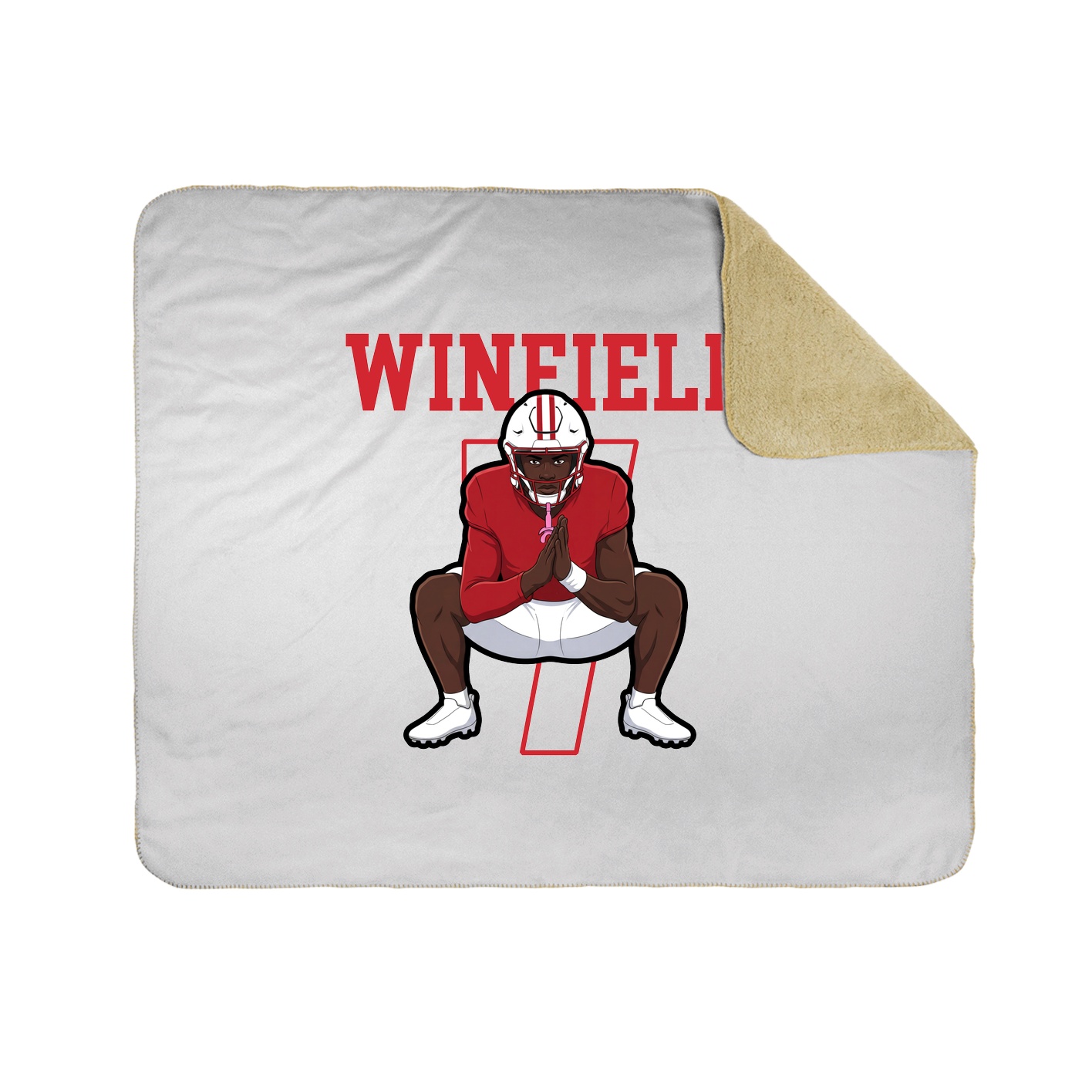 Throw Blanket — Shirsey in White