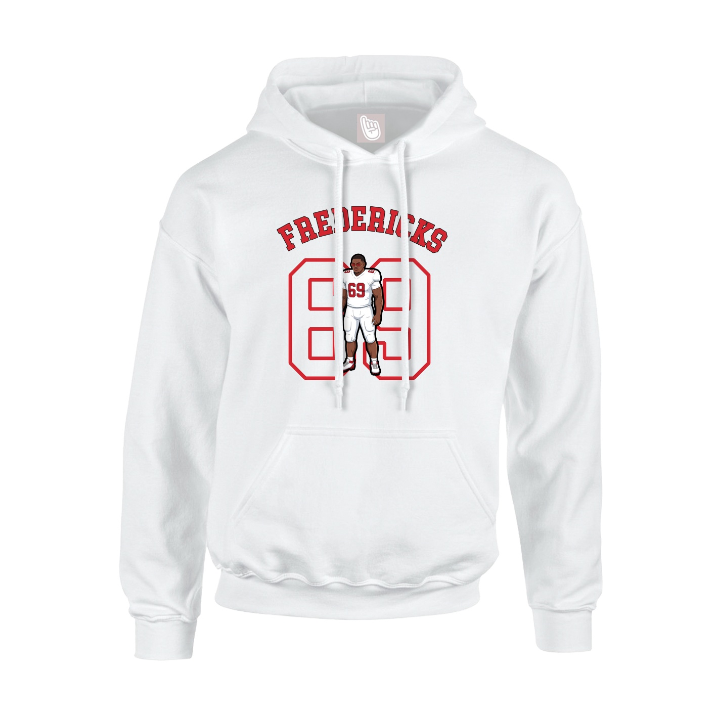 Youth Hoodie — Shirsey Arch in White