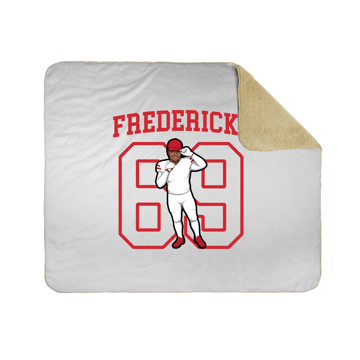 Throw Blanket — Shirsey in White