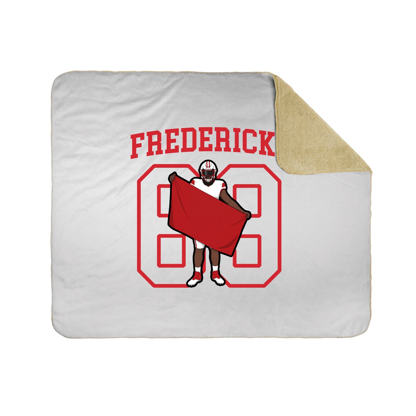50x60 Sherpa Lined Throw Blanket