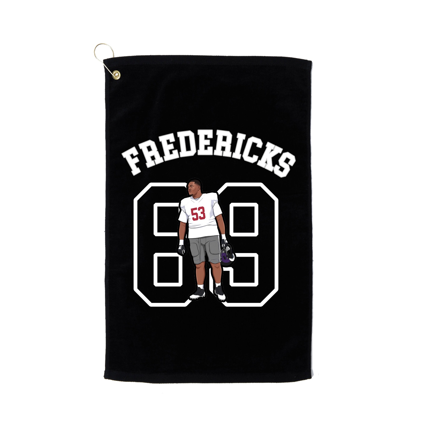 Golf Towel — Shirsey Arch in Black