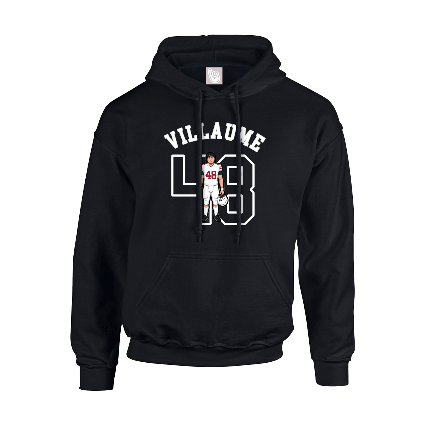 Youth Hoodie — Shirsey Arch in Black