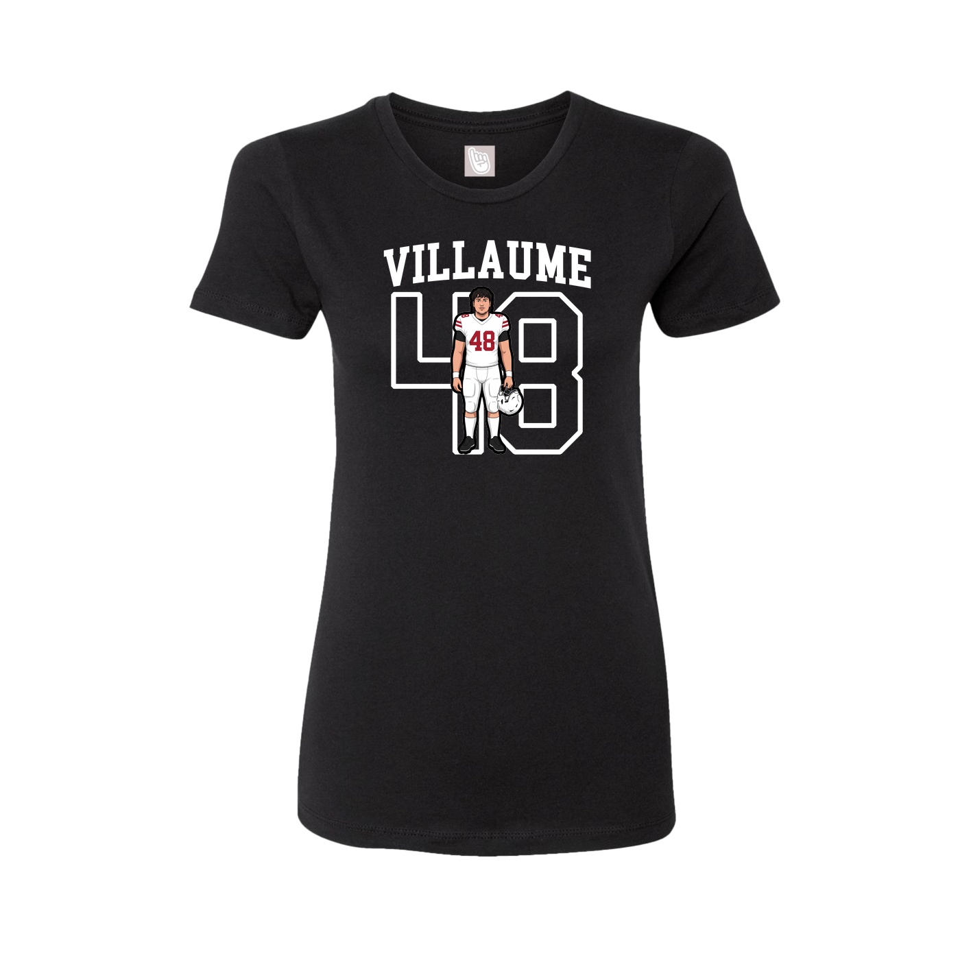 Fitted Women's Tee — Shirsey in Black