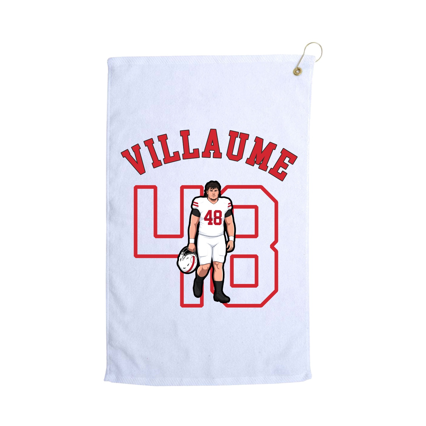 Golf Towel — Shirsey Arch in White