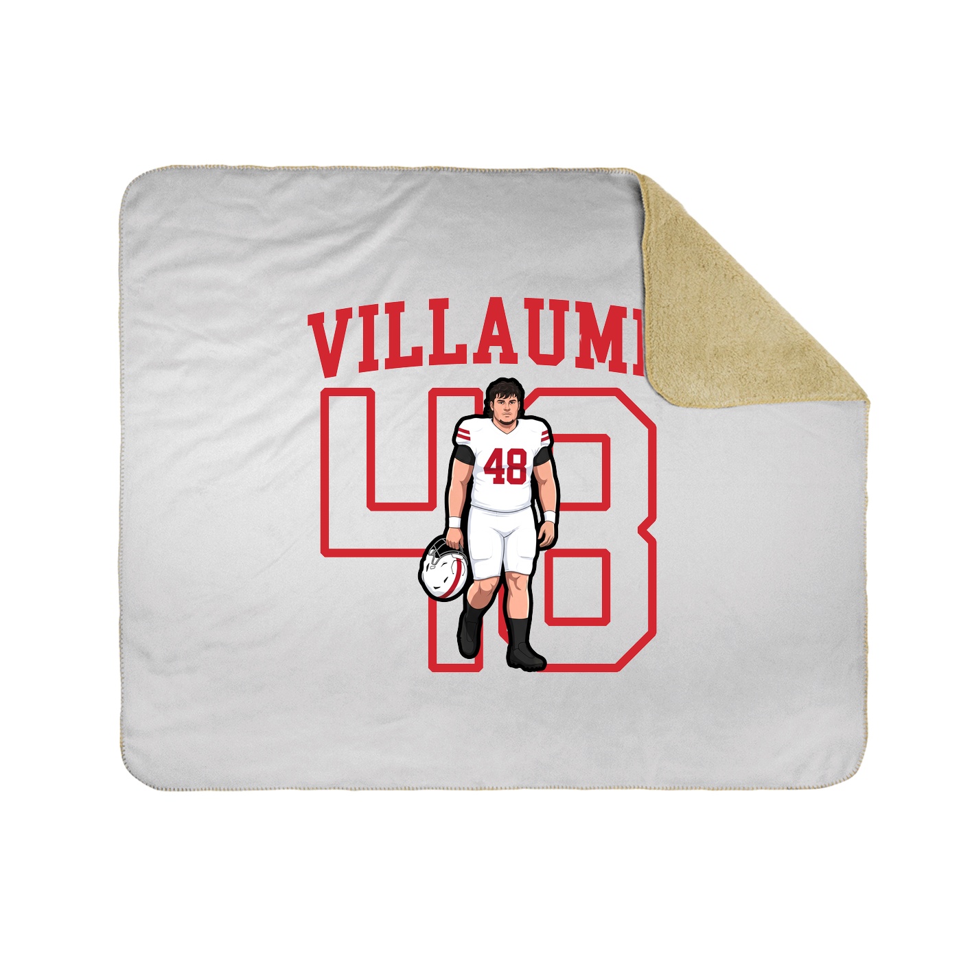 Throw Blanket — Shirsey in White