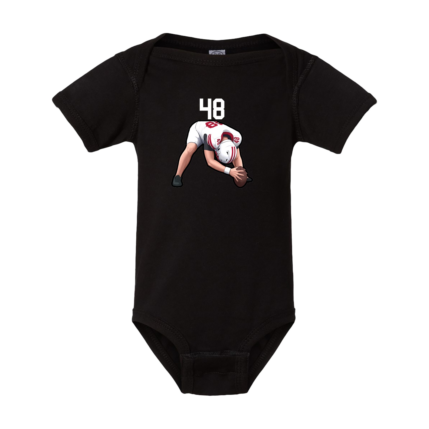 Baby Onesie — Number Top in Black