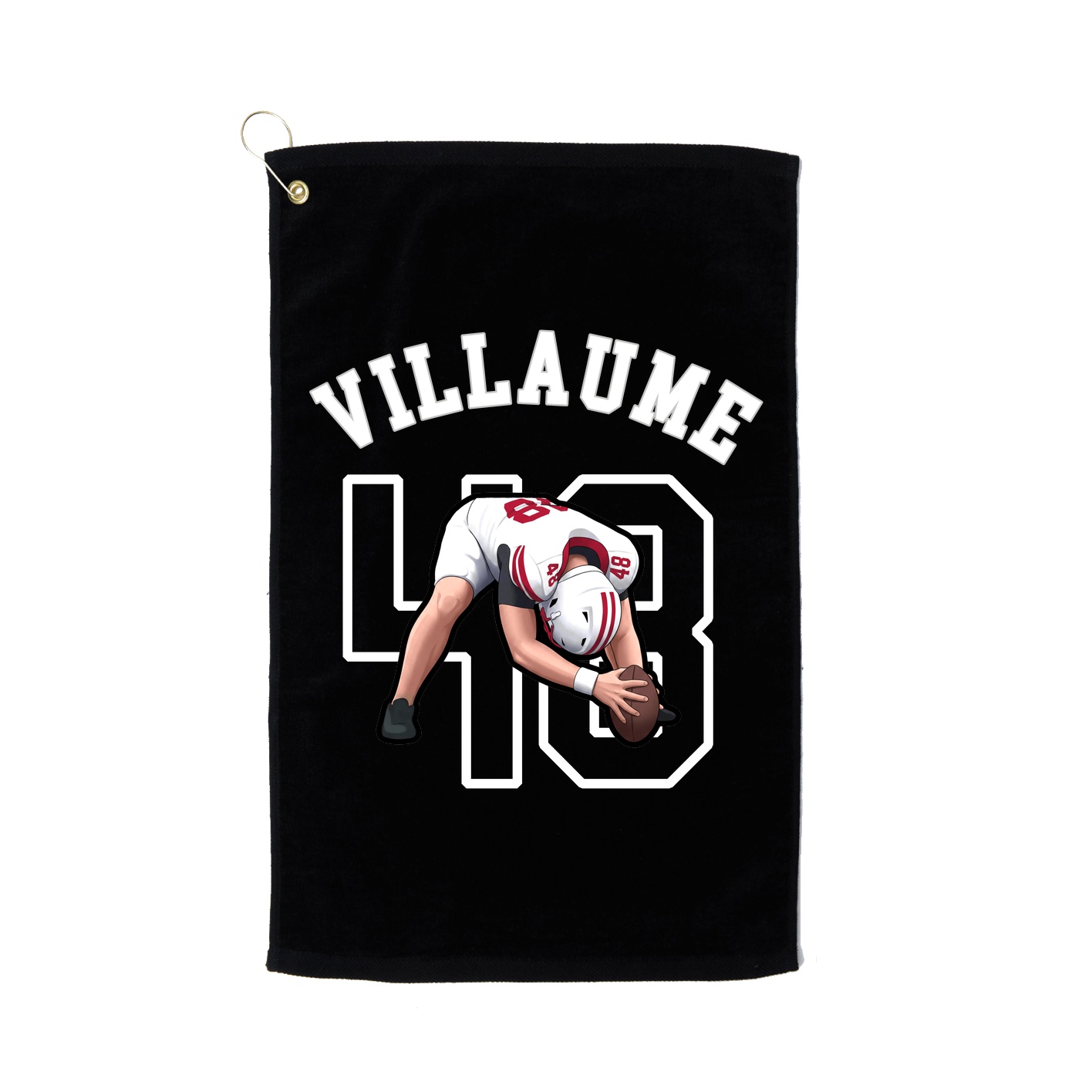 Golf Towel — Shirsey Arch in Black