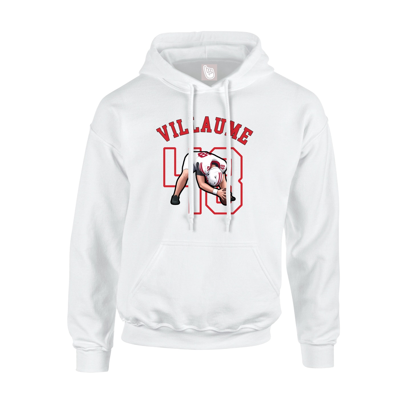 Hoodie — Shirsey Arch in White