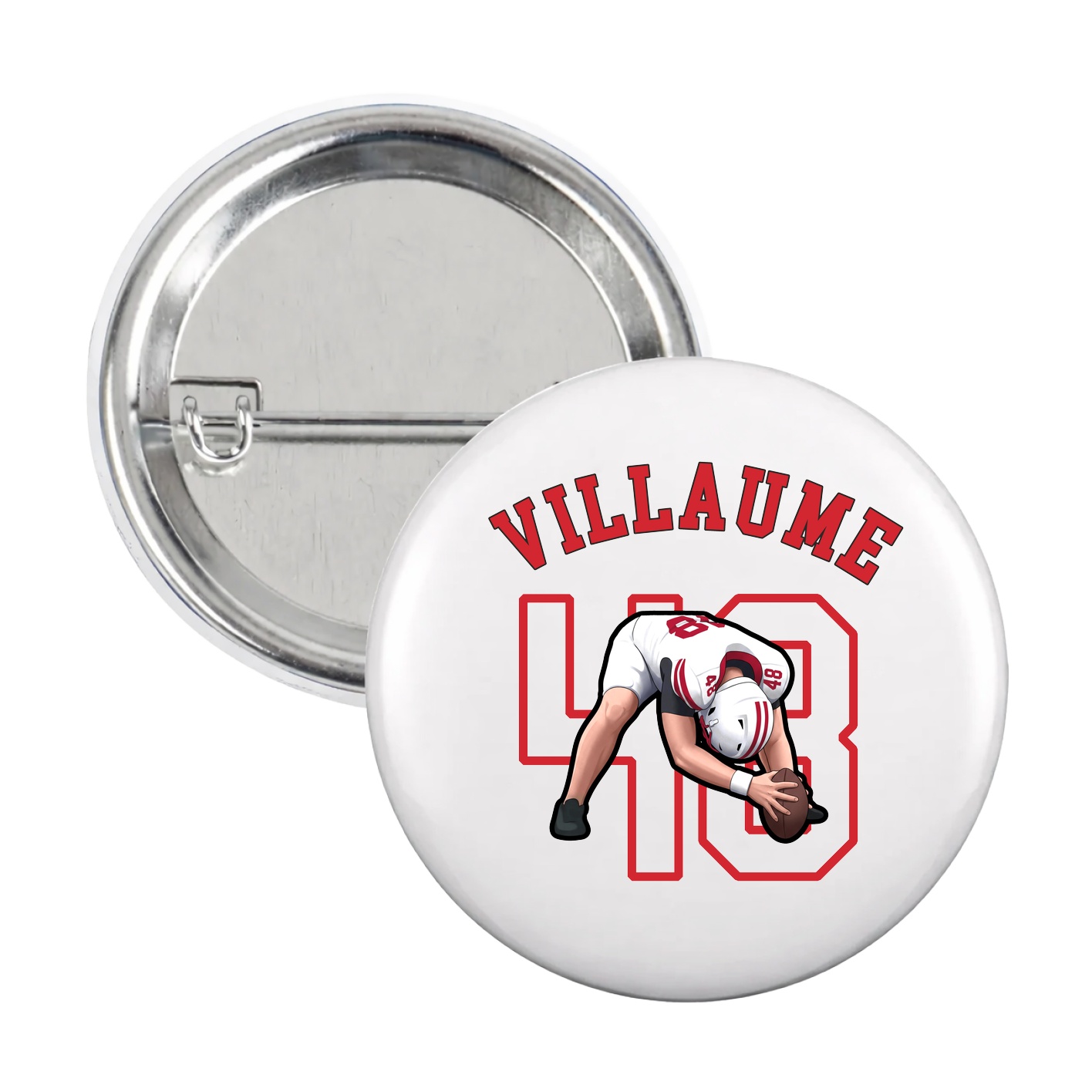 Game Day Button — Shirsey Arch in White