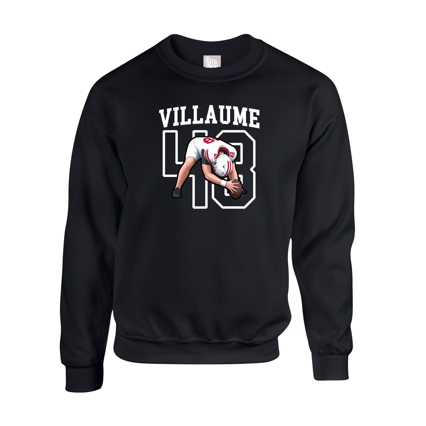 Fleece Crew — Shirsey in Black