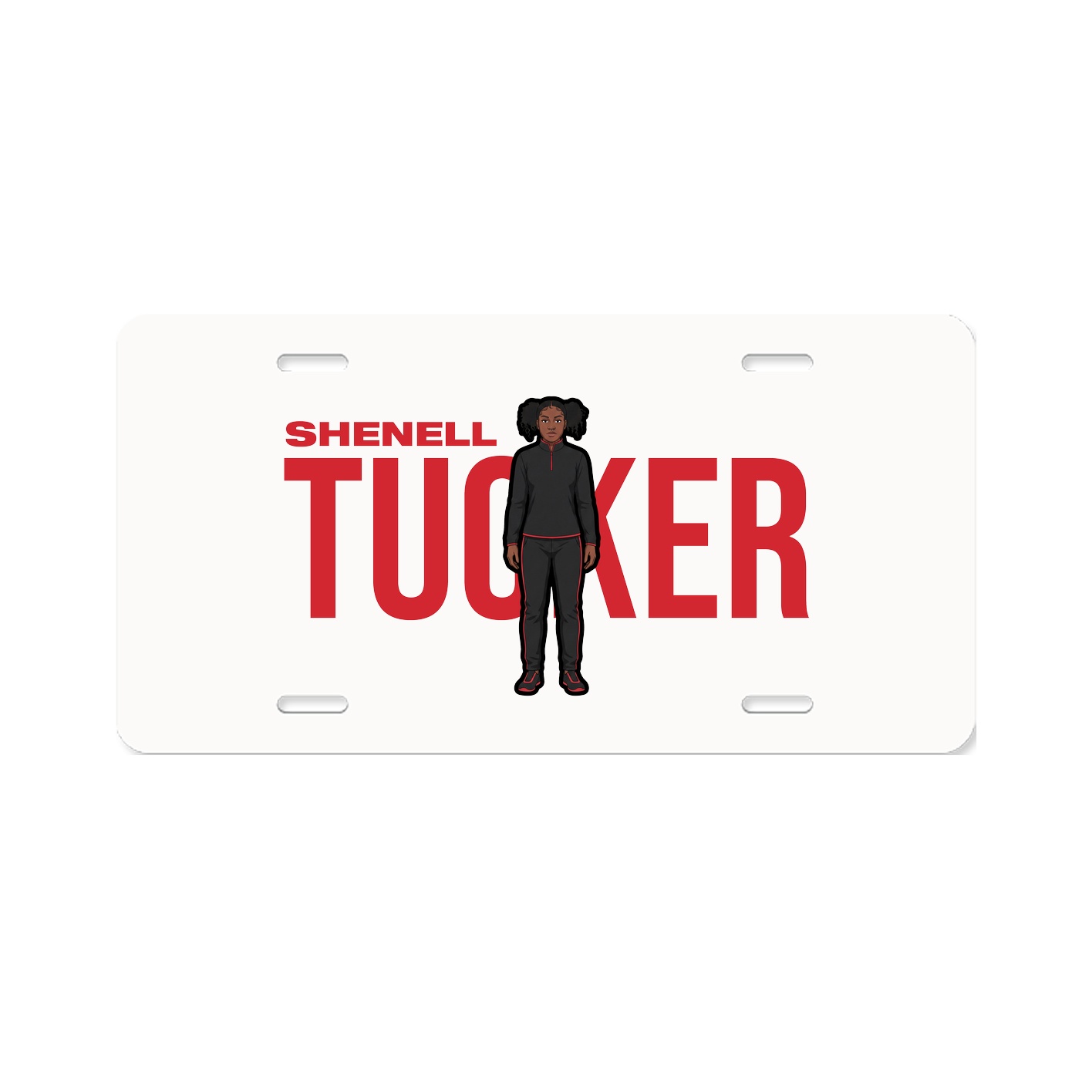 License Plate — Player Name in Classic