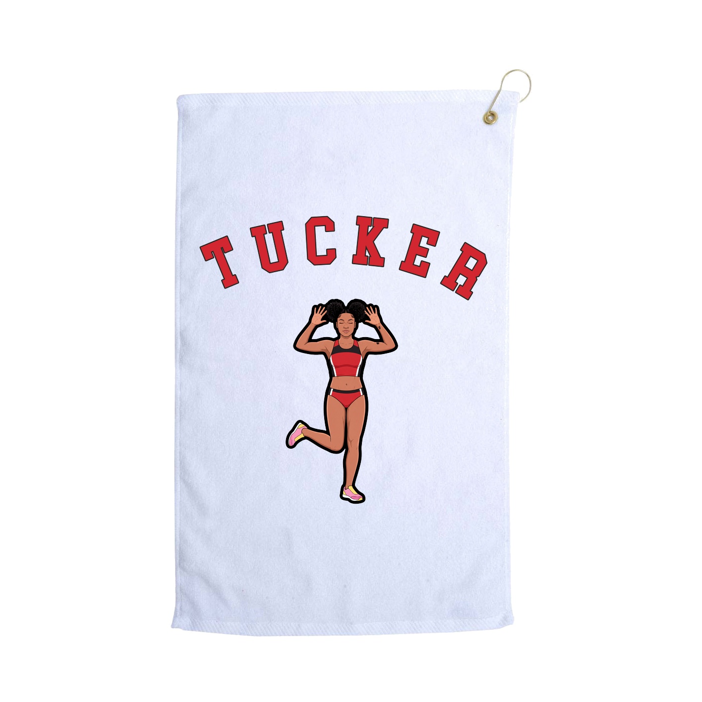 Golf Towel — Shirsey Arch in White