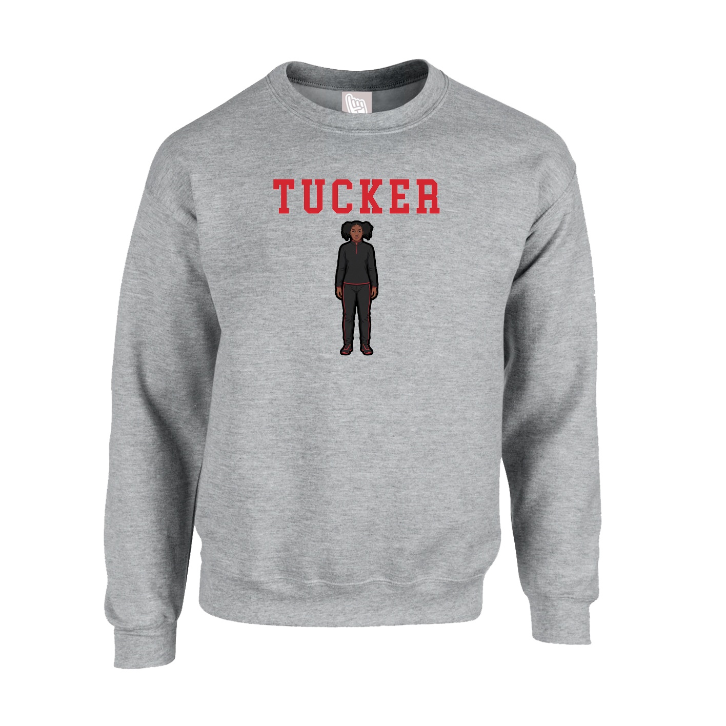 Fleece Crew — Shirsey in Grey
