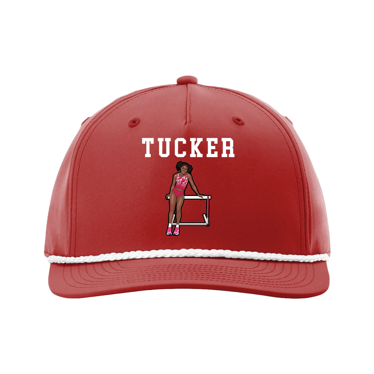 Five-Panel Classic Rope Cap — Shirsey in Red