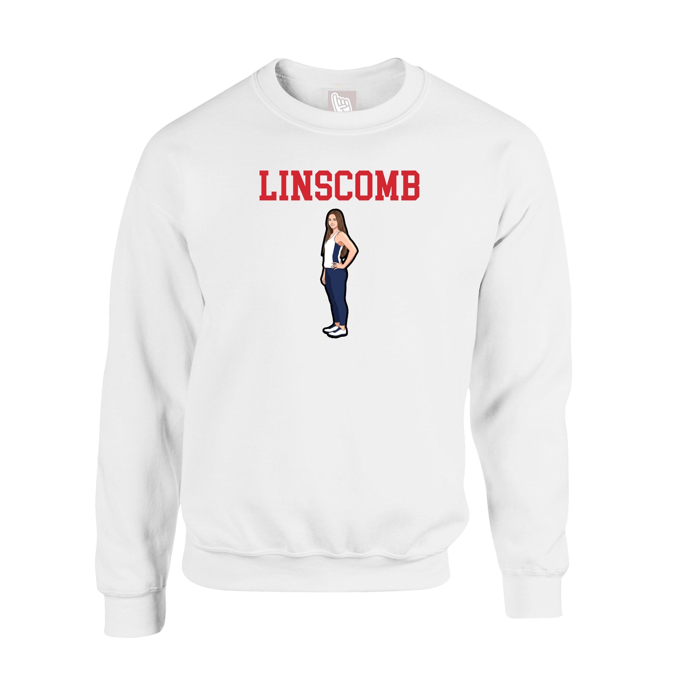 Fleece Crew — Shirsey in White
