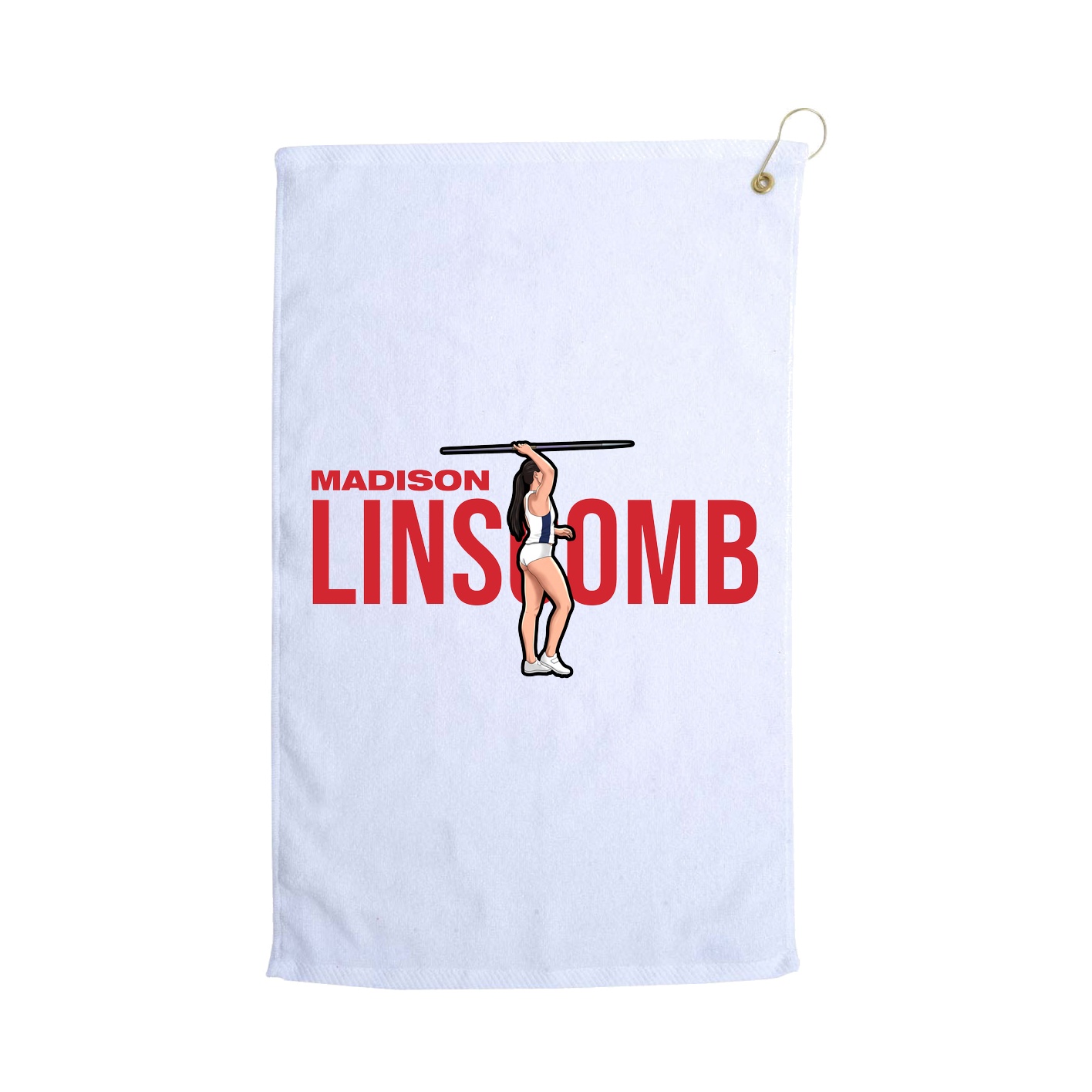 Golf Towel — Player Name in White