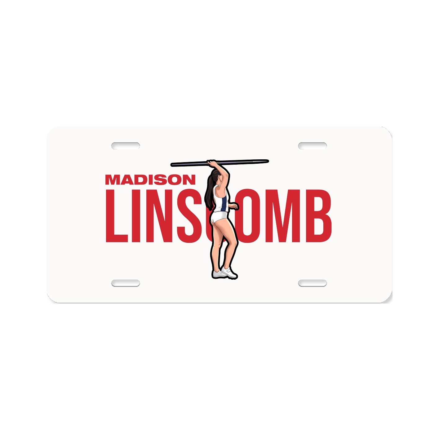 License Plate — Player Name in Classic