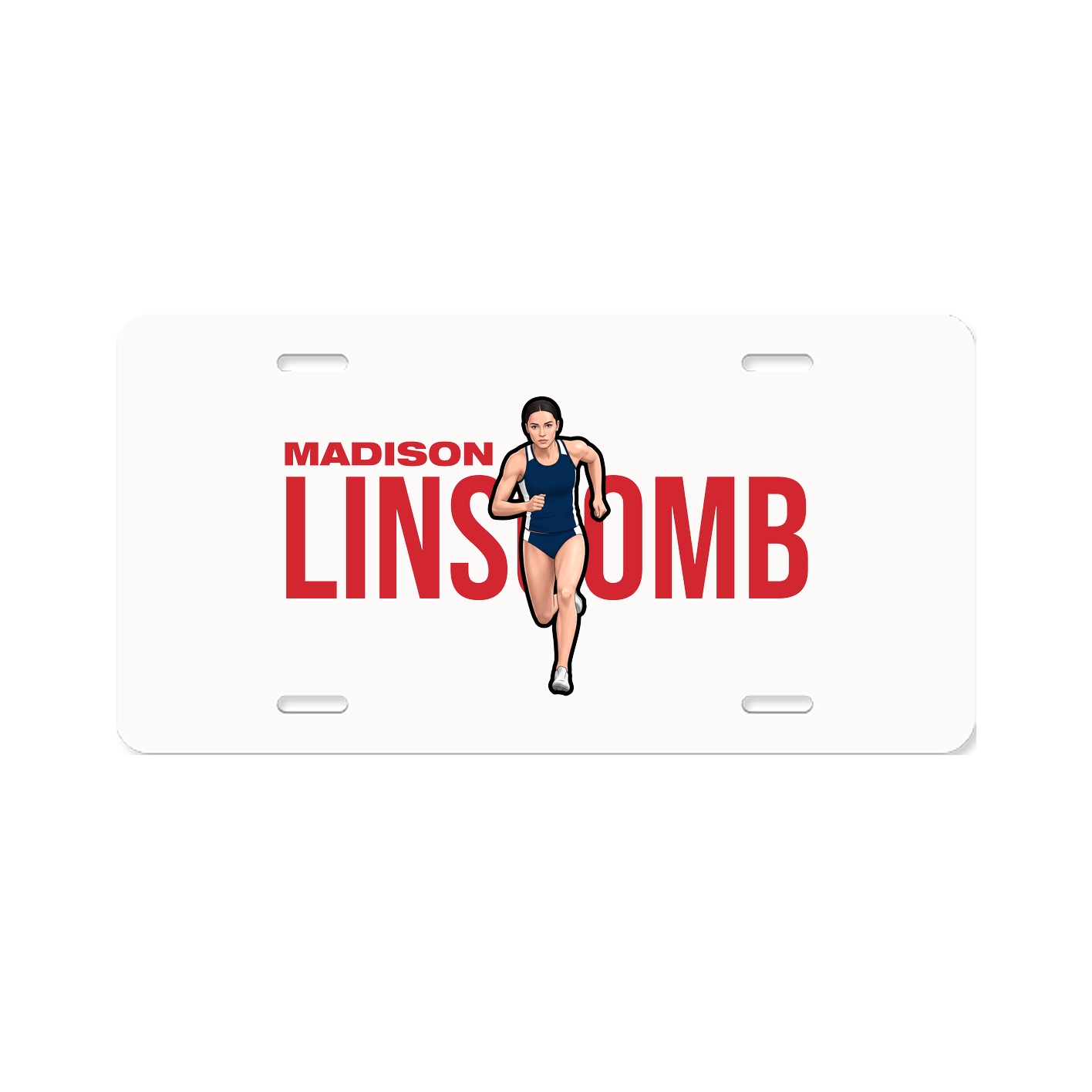 License Plate — Player Name in Classic