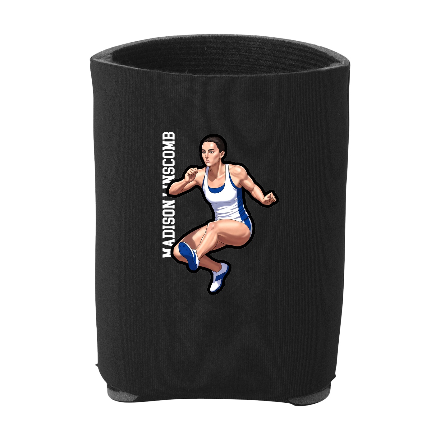 Can Holder — Name Vertical in Black