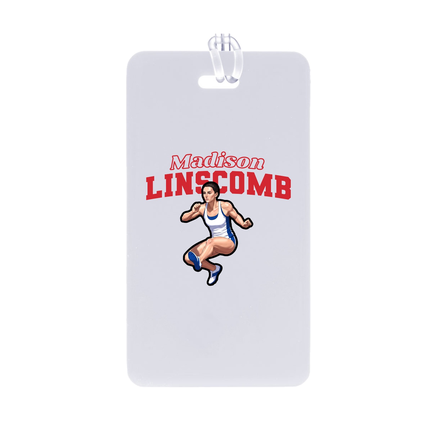 Bag Tag — Name Arch in Classic