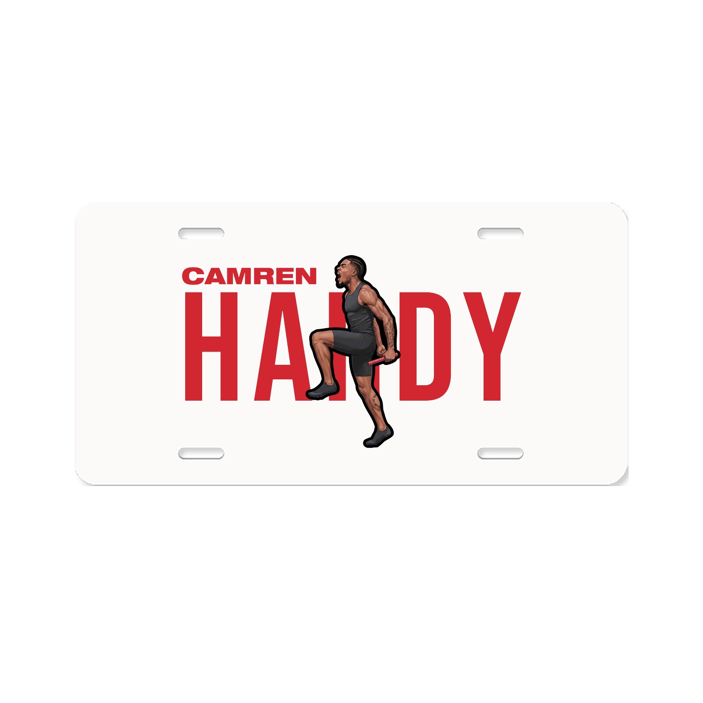 License Plate — Player Name in Classic