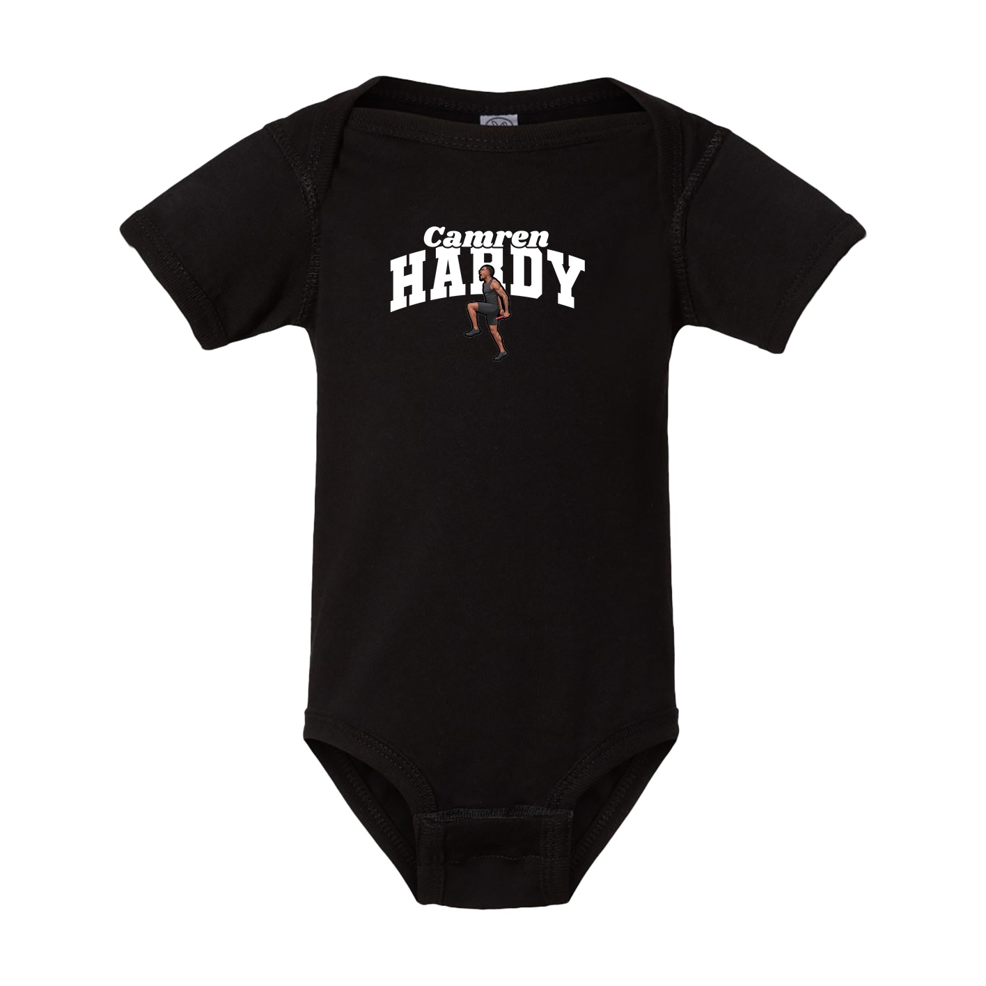 Baby Onesie — Signature Arch in Black