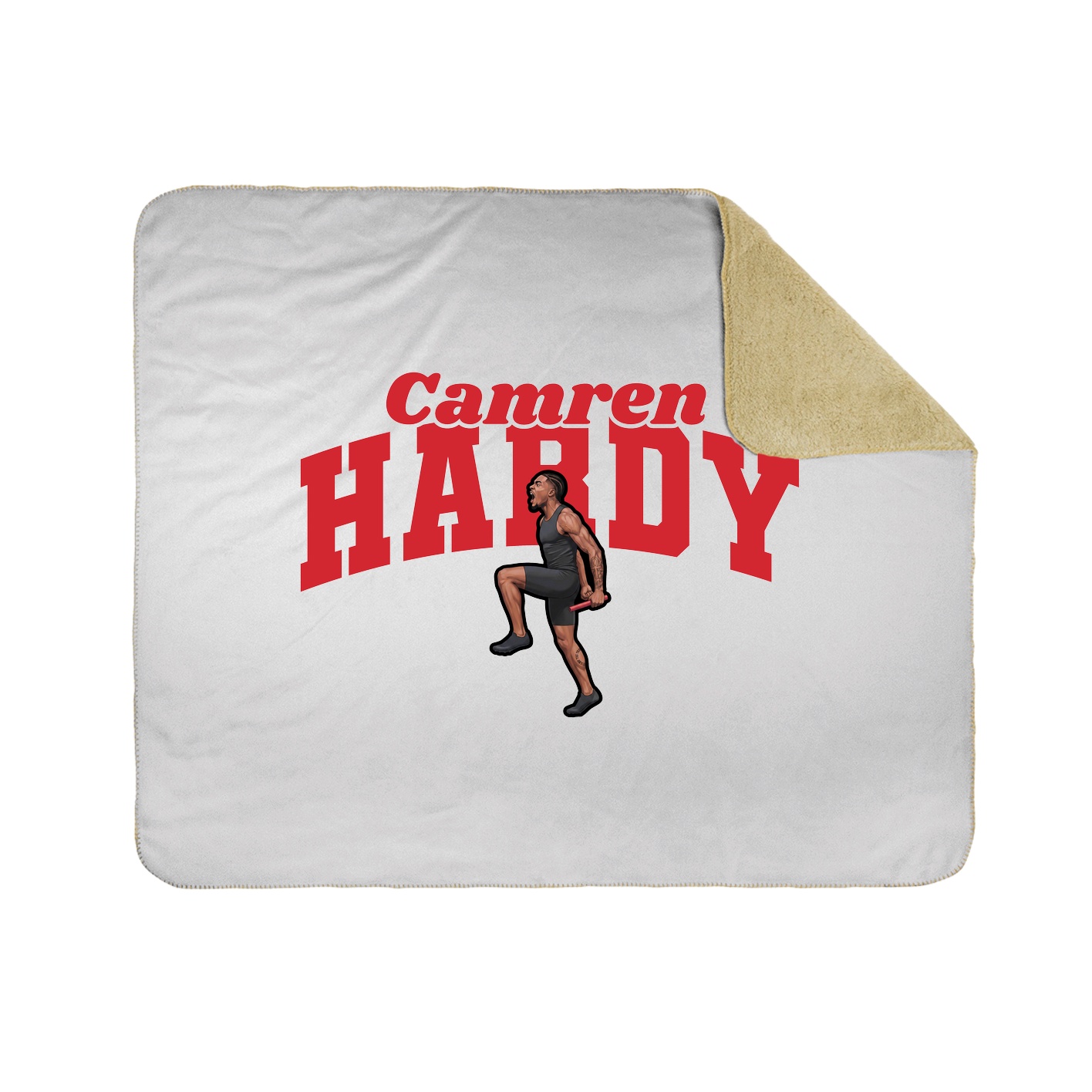 Throw Blanket — Signature Arch in White