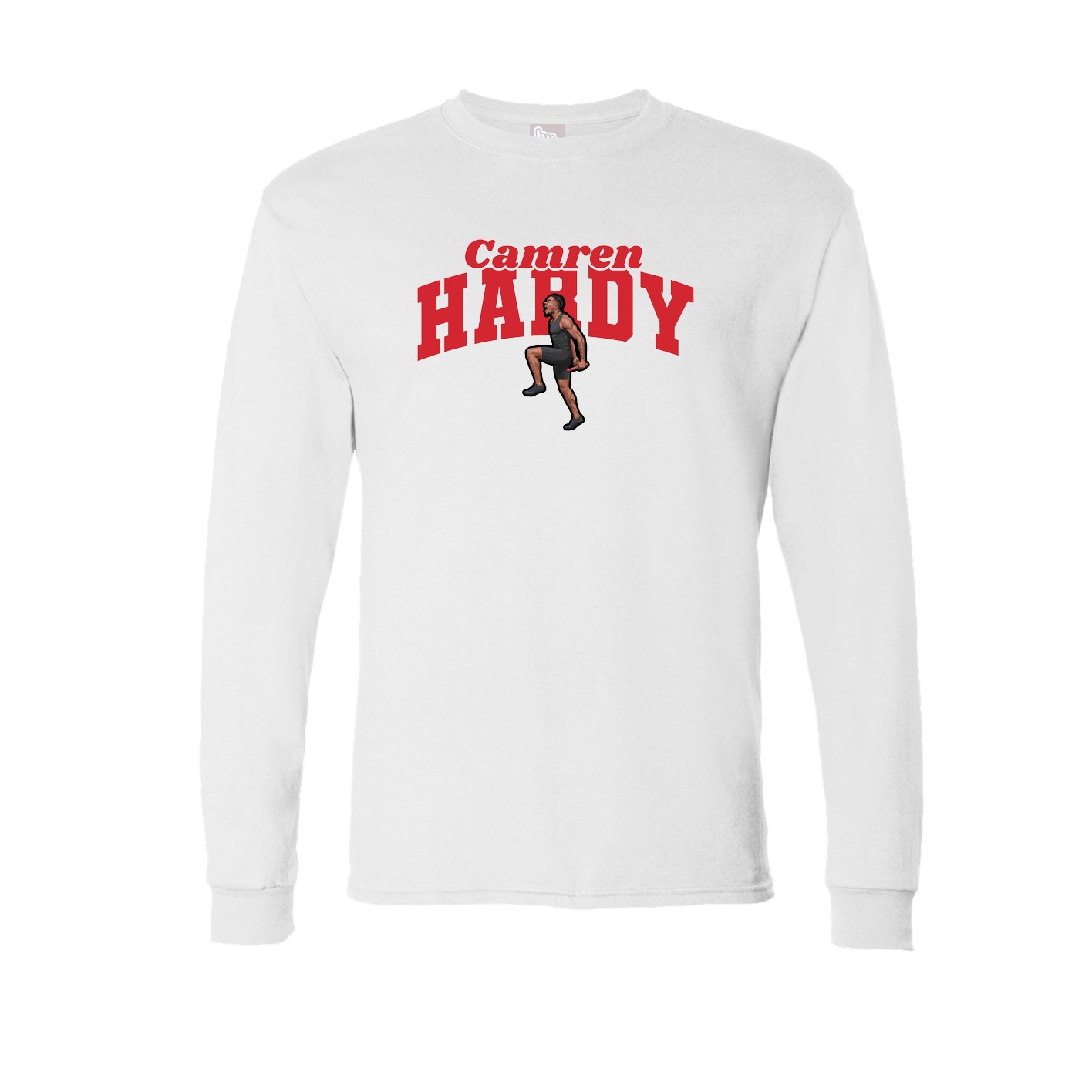 Long Sleeve Tee — Signature Arch in White