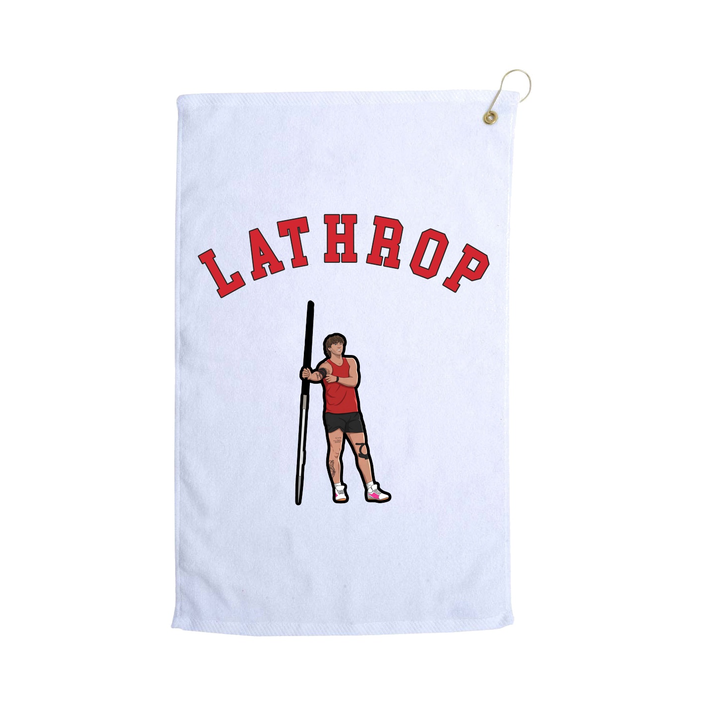 Golf Towel — Shirsey Arch in White