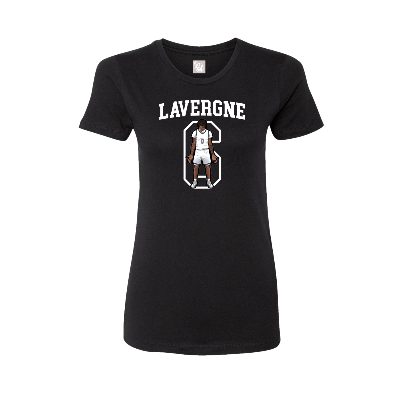 Fitted Women's Tee — Shirsey in Black