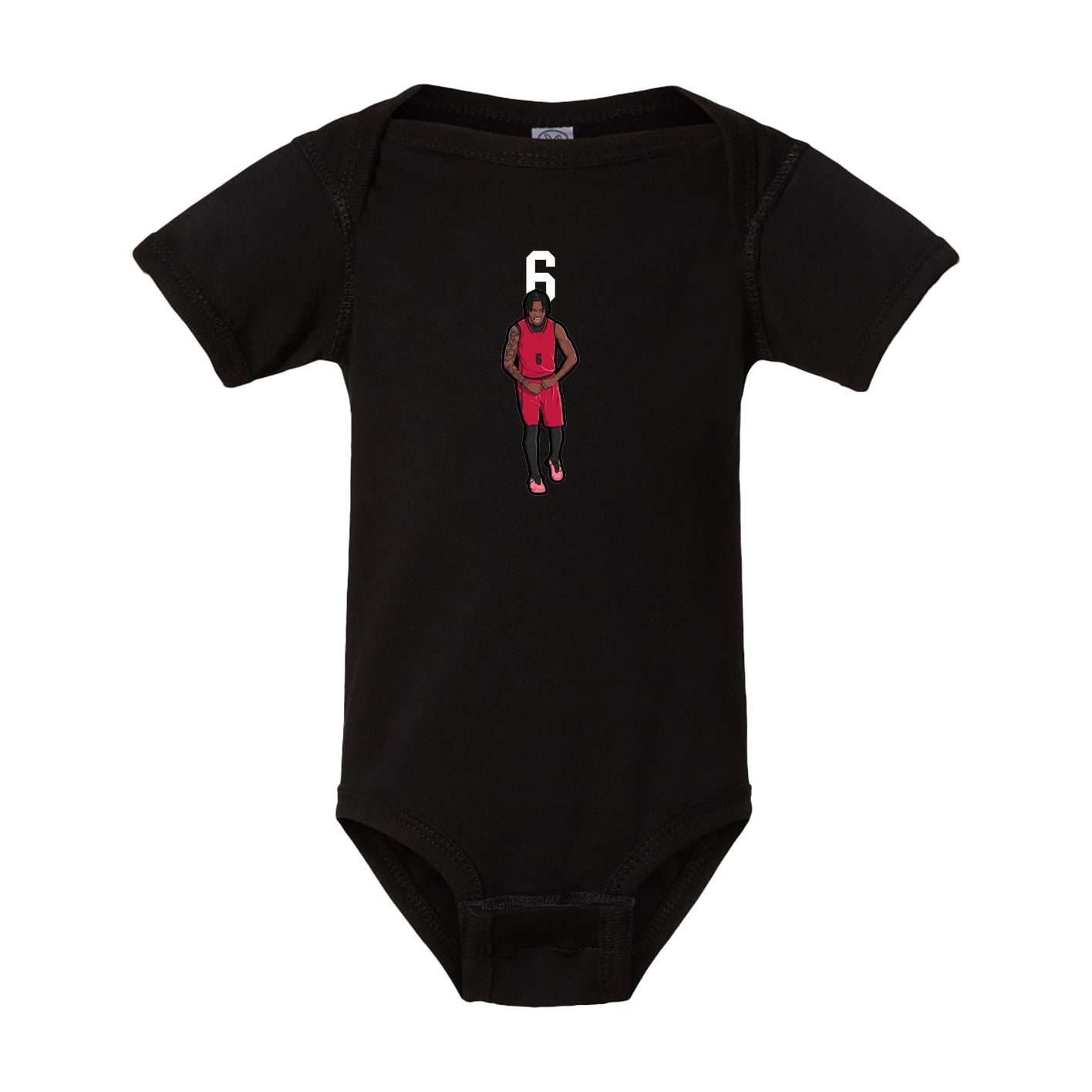 Baby Onesie — Number Top in Black