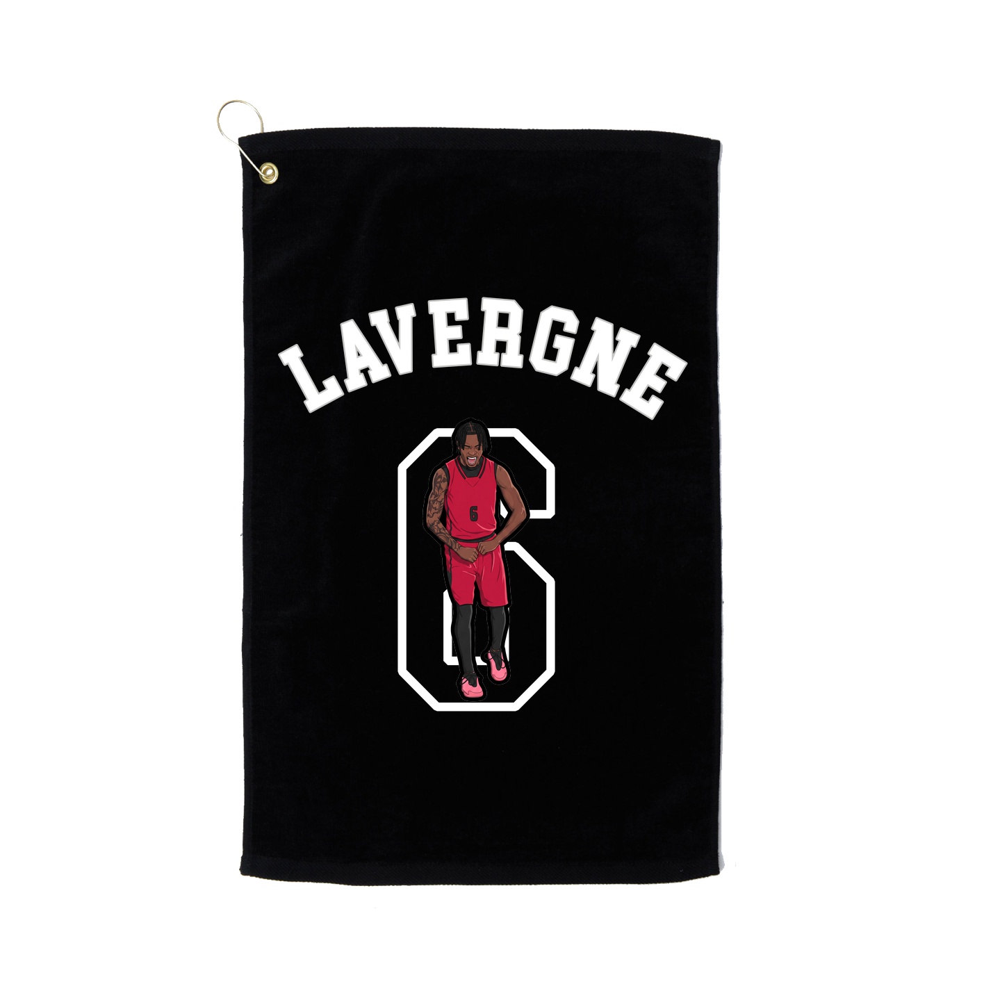 Golf Towel — Shirsey Arch in Black