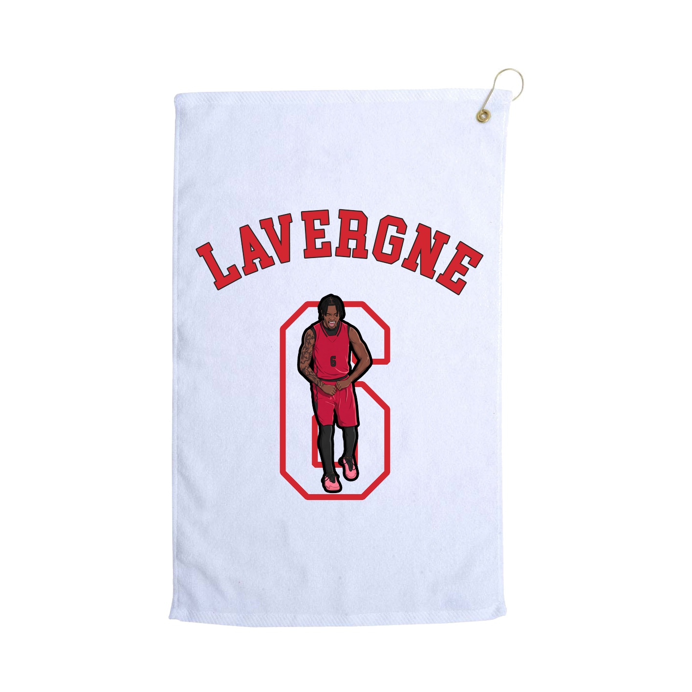 Golf Towel — Shirsey Arch in White