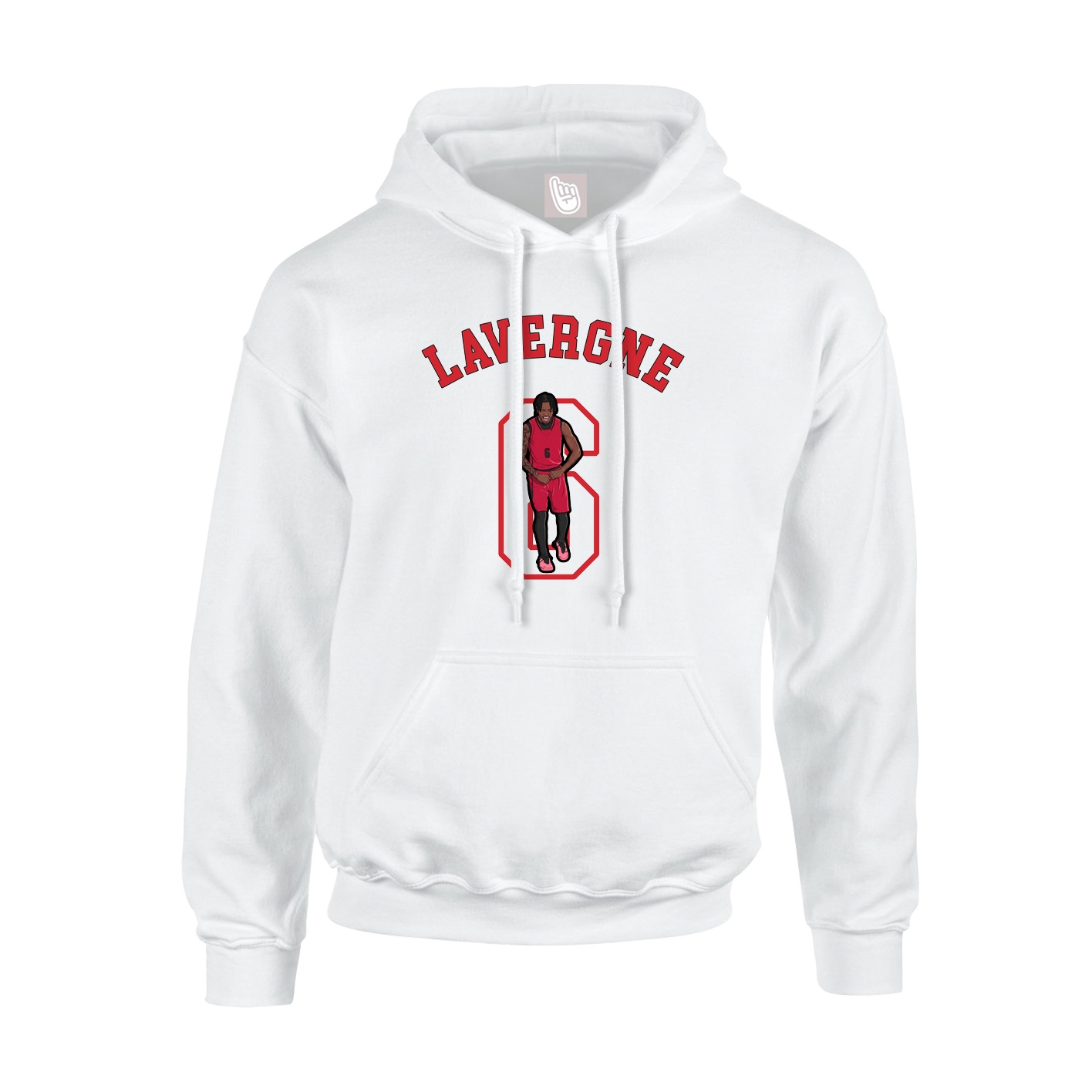 Youth Hoodie — Shirsey Arch in White