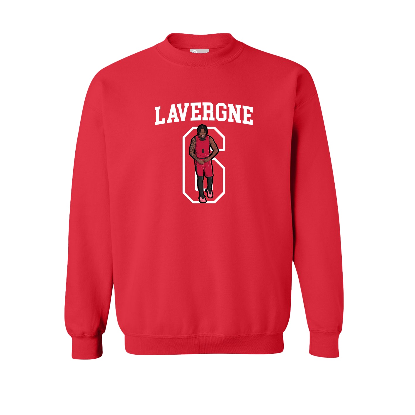 Fleece Crew — Shirsey in Red