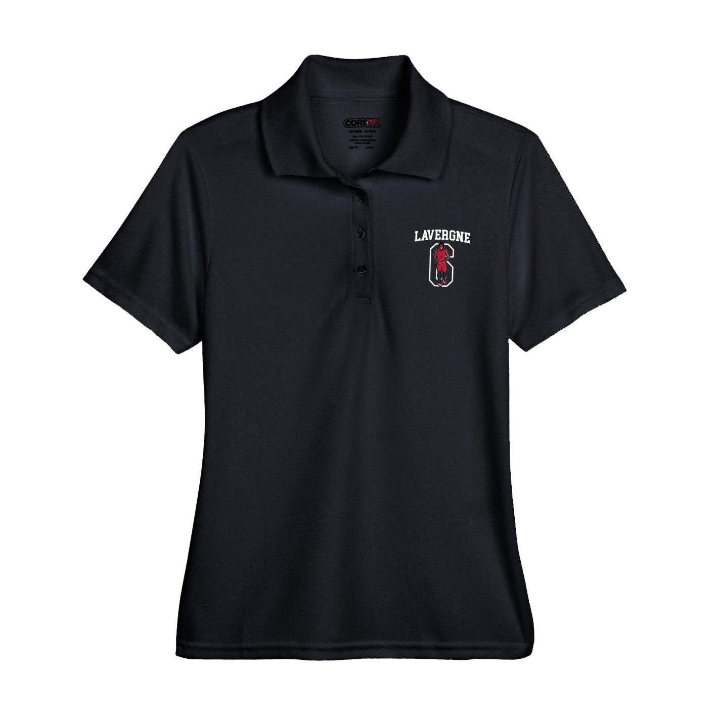 Womens Performance Polo — Shirsey in Black