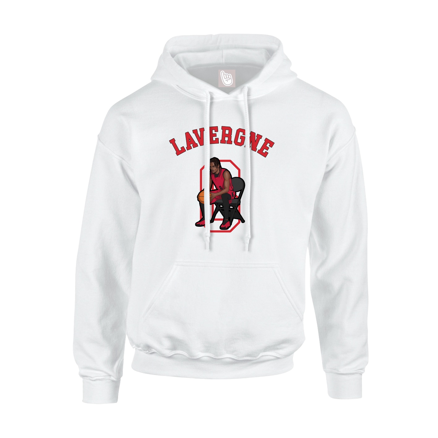 Youth Hoodie — Shirsey Arch in White
