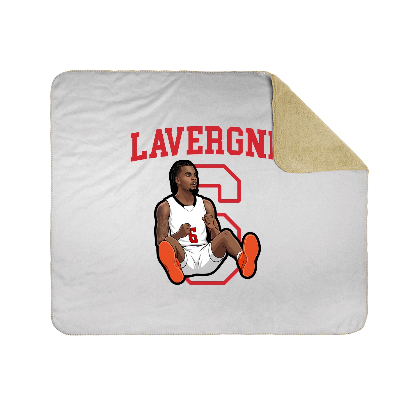 Throw Blanket — Shirsey in White