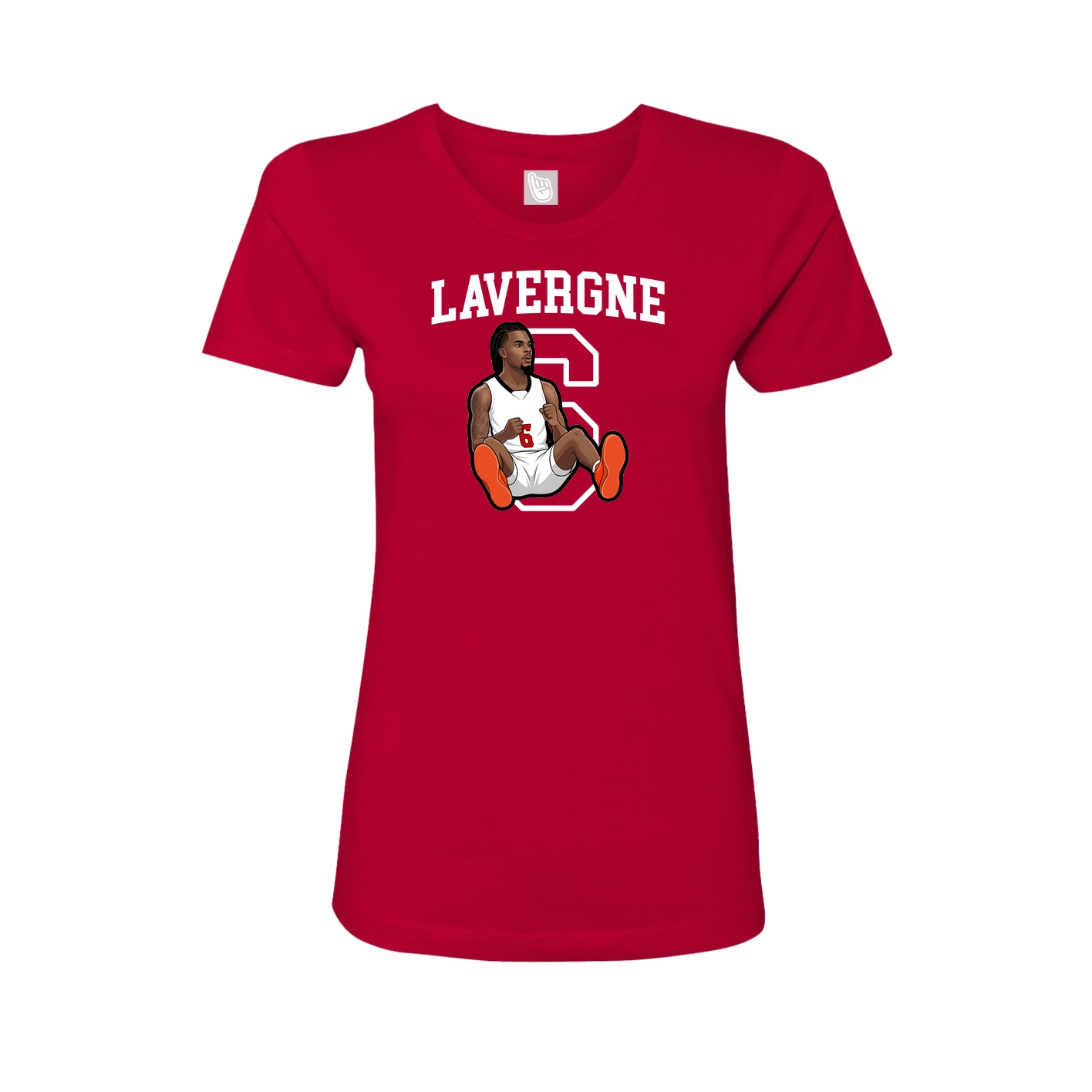 Fitted Women's Tee — Shirsey in Red