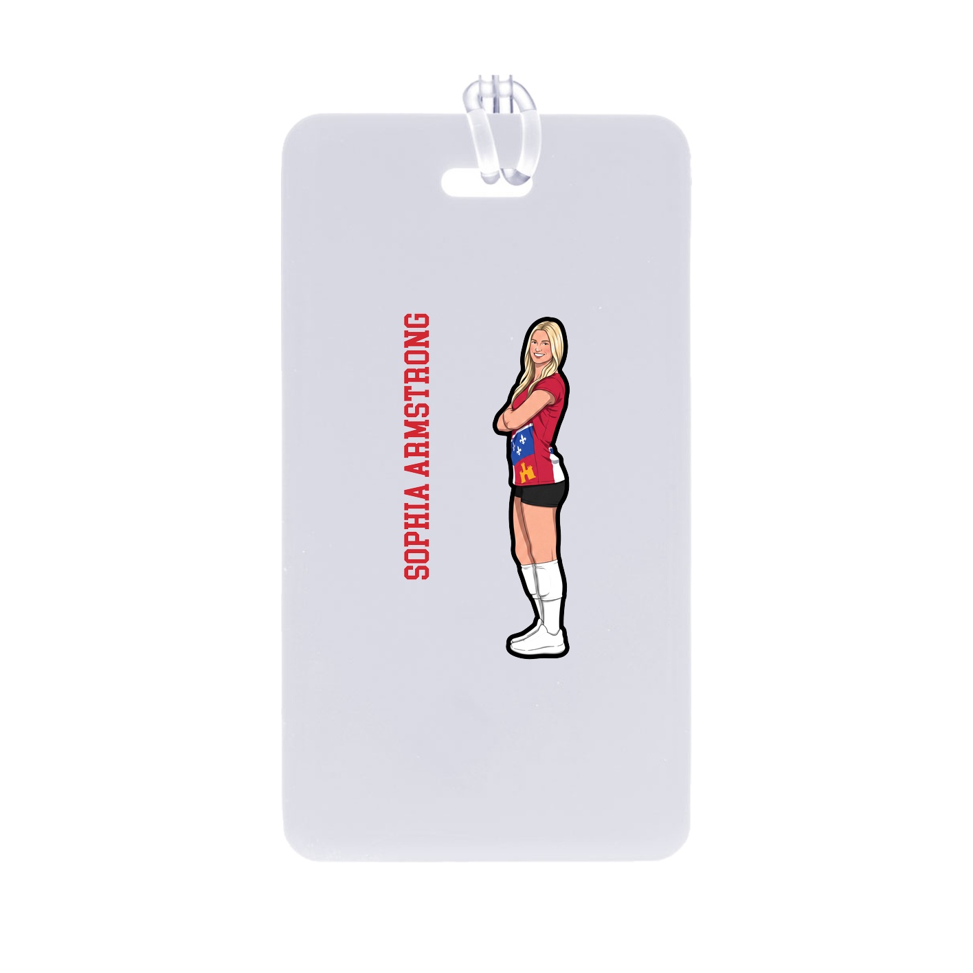 Bag Tag — Name Vertical in Classic