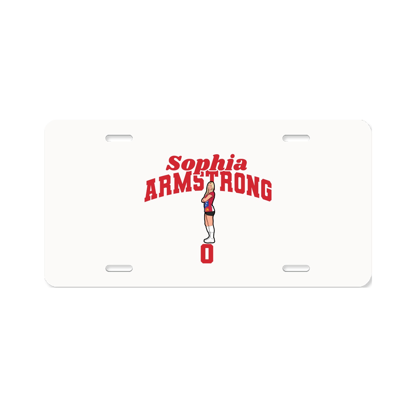 License Plate — Signature Arch in Classic