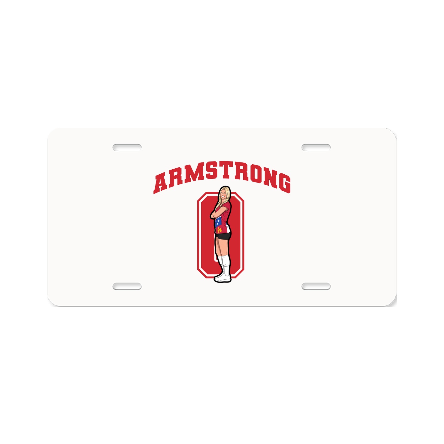License Plate — Number in Classic