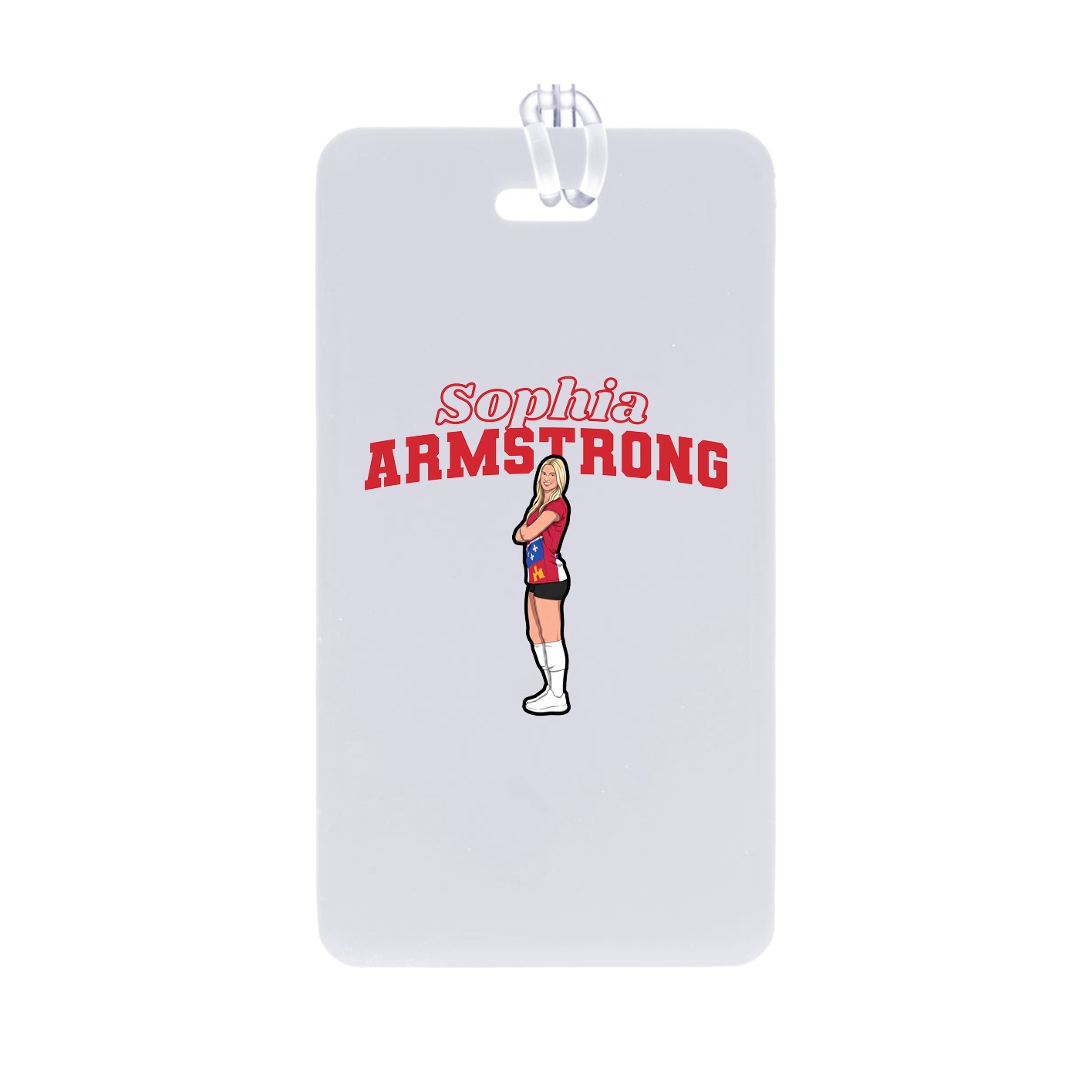 Bag Tag — Name Arch in Classic
